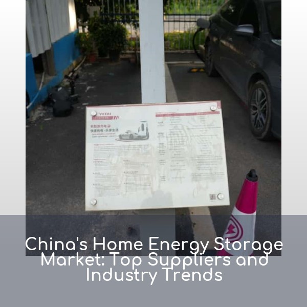 China's Home Energy Storage Market: Top Suppliers and Industry Trends